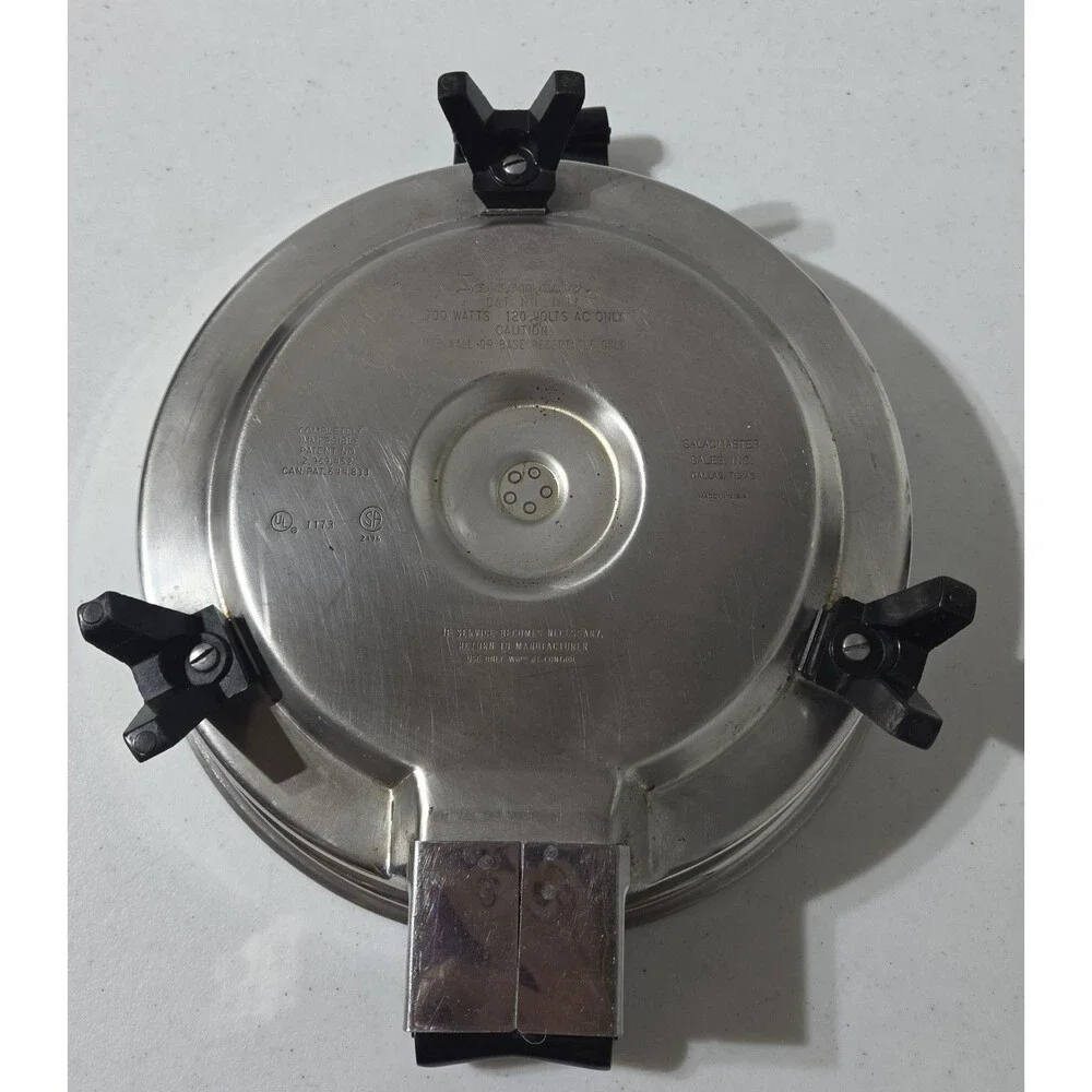 Saladmaster 7817 Electric Skillet Stainless Steel - NO LID Tested Works